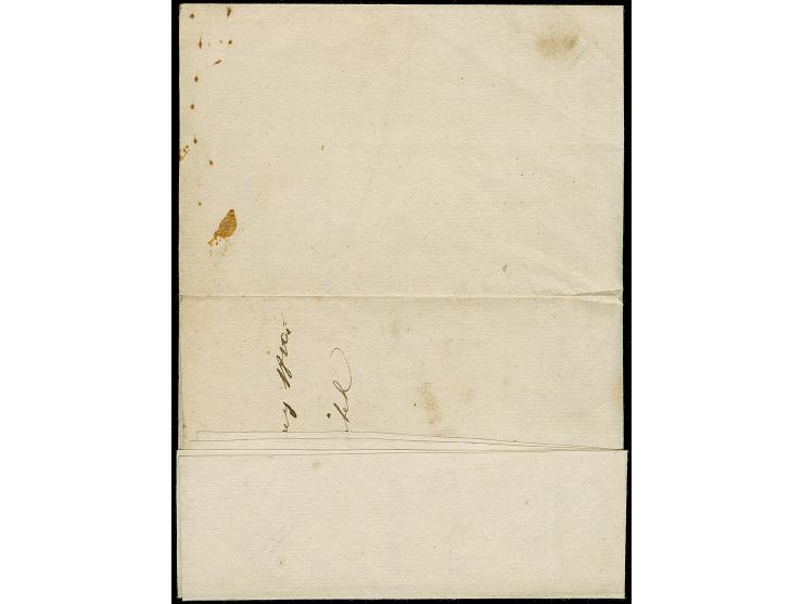 1811, Insel-Faltbrief, innen datiert “Heligoland 12 May 1810”, adressiert an den Gouverneur William Osborne Hamilton, gute Er