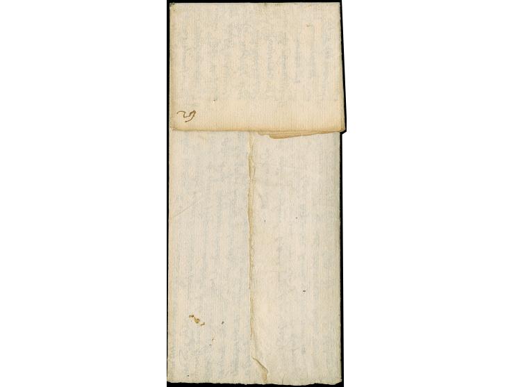 1481, merchant's letter written in Mondon on 28. November 1481 via Lyon to Venice, early forerunner from France to Italy carr