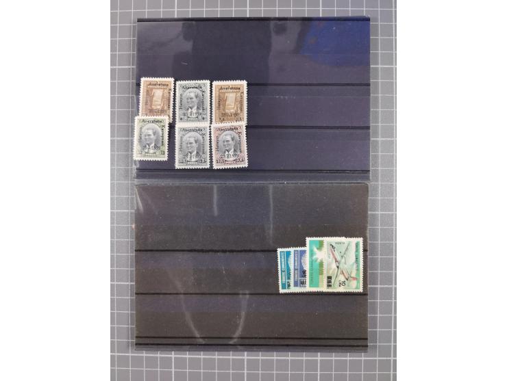 1900/80, Collection unused including newspaper set 1909, Star and Crescent 1922/23, Red Crescent issues with perforation erro