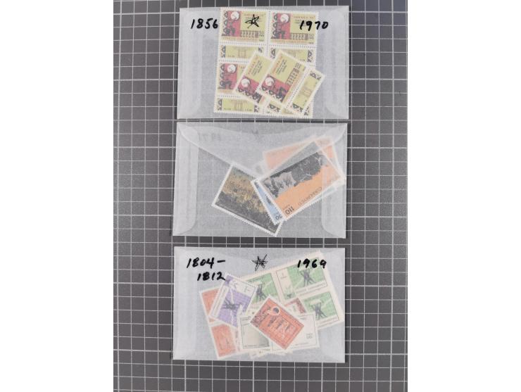 1900/80, Collection unused including newspaper set 1909, Star and Crescent 1922/23, Red Crescent issues with perforation erro