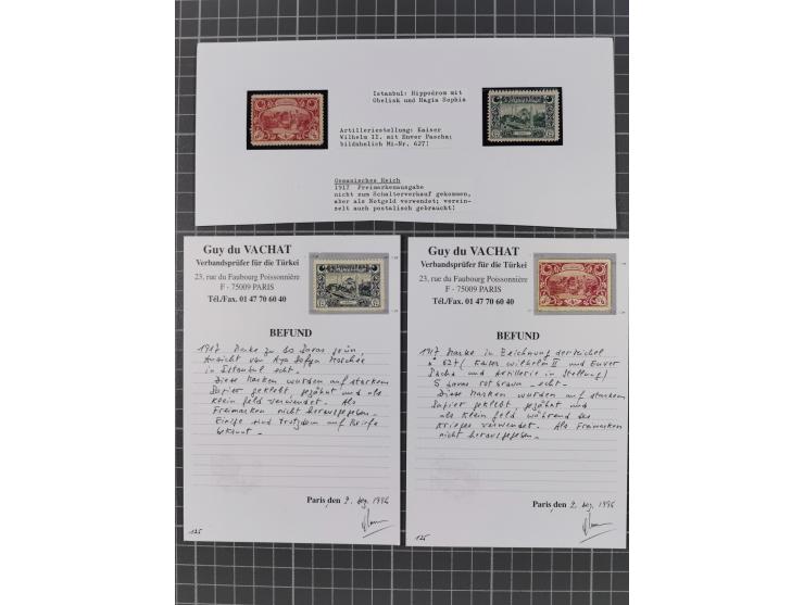 1900/80, Collection unused including newspaper set 1909, Star and Crescent 1922/23, Red Crescent issues with perforation erro