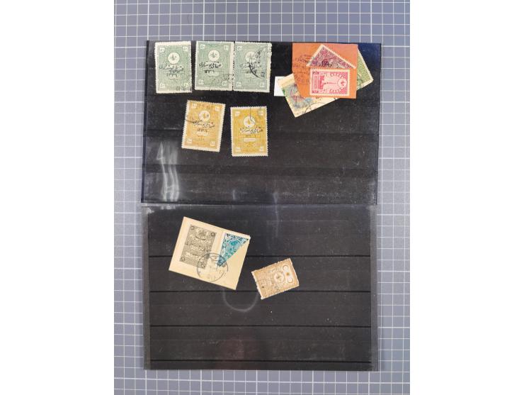 1900/80, Collection used including good part Turkey in Asia, different overprint Types, bisects, newspaper sets, Star and Cre