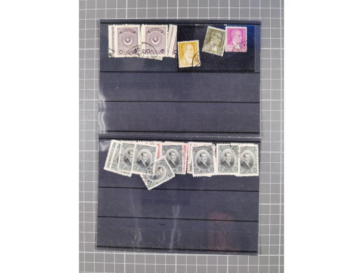 1900/80, Collection used including good part Turkey in Asia, different overprint Types, bisects, newspaper sets, Star and Cre