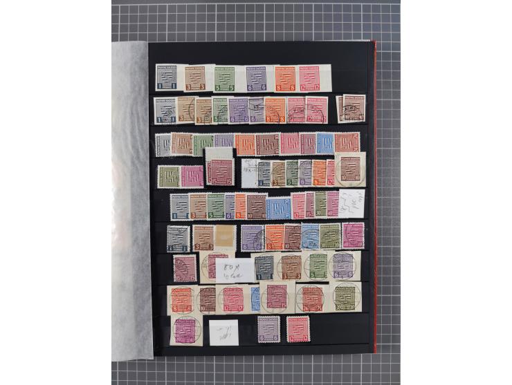 1945/53 (ca.), postfrische, ungebrauchte und gestempelte Partie in 3 Steckbüchern, dabei u.a. einige Poschta, Bl. 2(4), Bl. 4