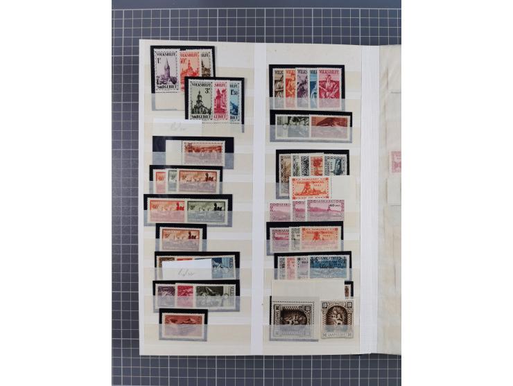 1920/59, postfrische, ungebrauchte und gestempelte interessante Partie in 2 Steckbüchern, dabei diverse Sätze Mi. 1-17, 30 (4