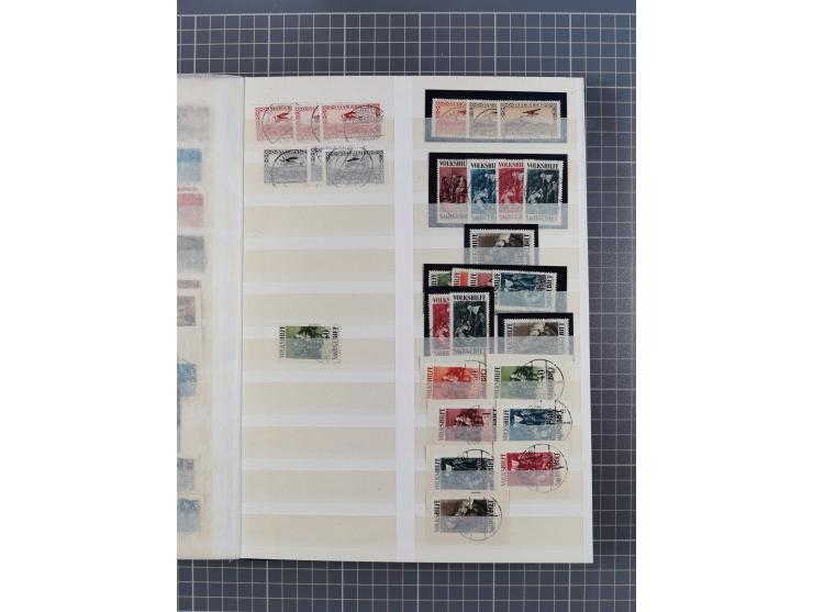 1920/59, postfrische, ungebrauchte und gestempelte interessante Partie in 2 Steckbüchern, dabei diverse Sätze Mi. 1-17, 30 (4