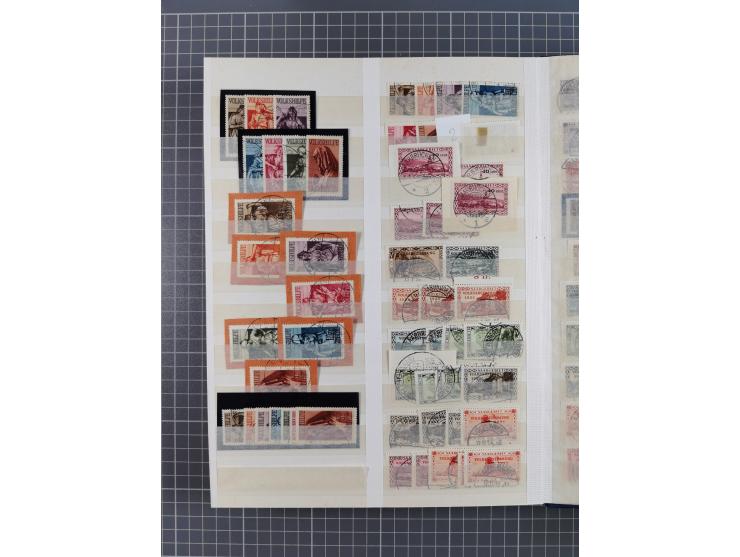 1920/59, postfrische, ungebrauchte und gestempelte interessante Partie in 2 Steckbüchern, dabei diverse Sätze Mi. 1-17, 30 (4