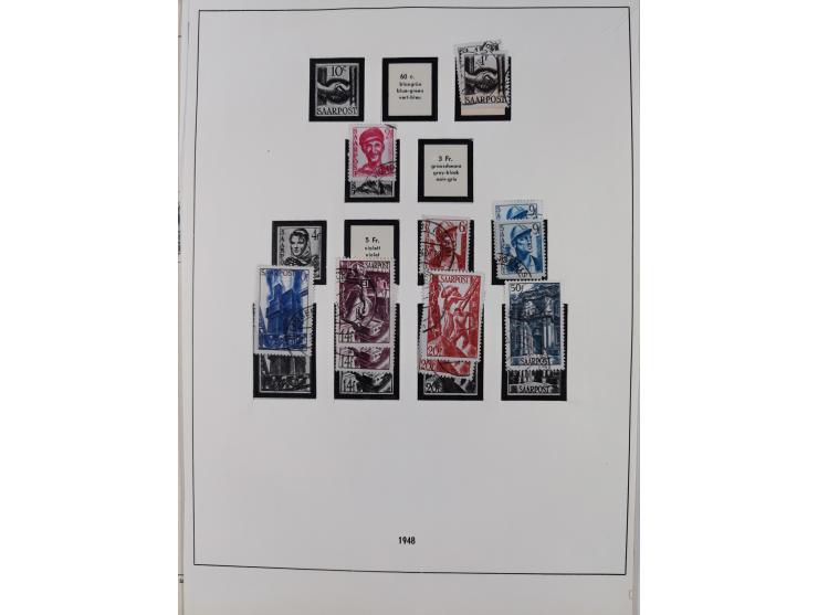 1920/59, postfrische, ungebrauchte und gestempelte interessante Partie in 2 Steckbüchern, dabei diverse Sätze Mi. 1-17, 30 (4