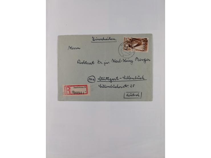 1920/59, postfrische, ungebrauchte und gestempelte interessante Partie in 2 Steckbüchern, dabei diverse Sätze Mi. 1-17, 30 (4