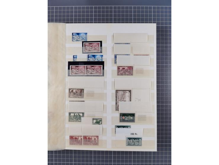 1920/59, postfrische, ungebrauchte und gestempelte interessante Partie in 2 Steckbüchern, dabei diverse Sätze Mi. 1-17, 30 (4