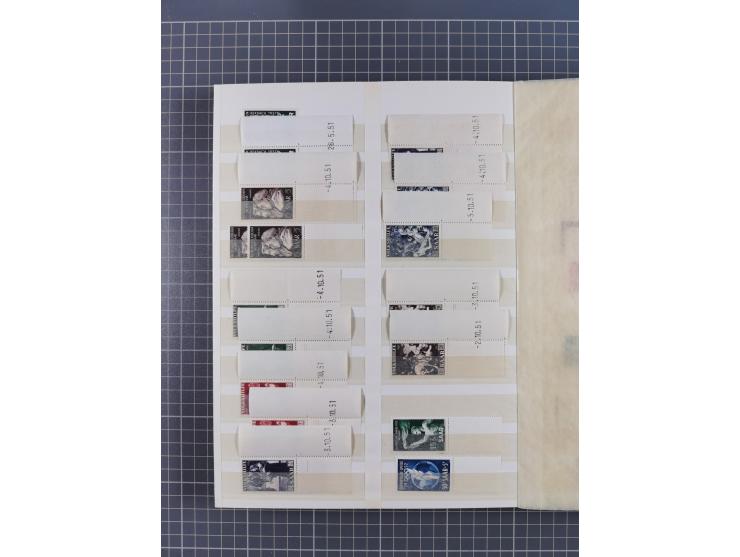 1920/59, postfrische, ungebrauchte und gestempelte interessante Partie in 2 Steckbüchern, dabei diverse Sätze Mi. 1-17, 30 (4