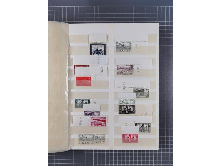 1920/59, postfrische, ungebrauchte und gestempelte interessante Partie in 2 Steckbüchern, dabei diverse Sätze Mi. 1-17, 30 (4