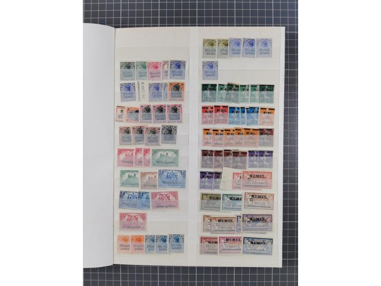 1920/39, ungebrauchte und gestempelte Partie mit vielen besseren Werten und kompletten Ausgaben