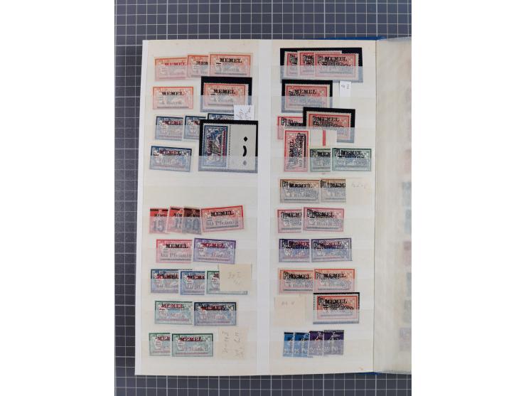 1920/39, ungebrauchte und gestempelte Partie mit vielen besseren Werten und kompletten Ausgaben