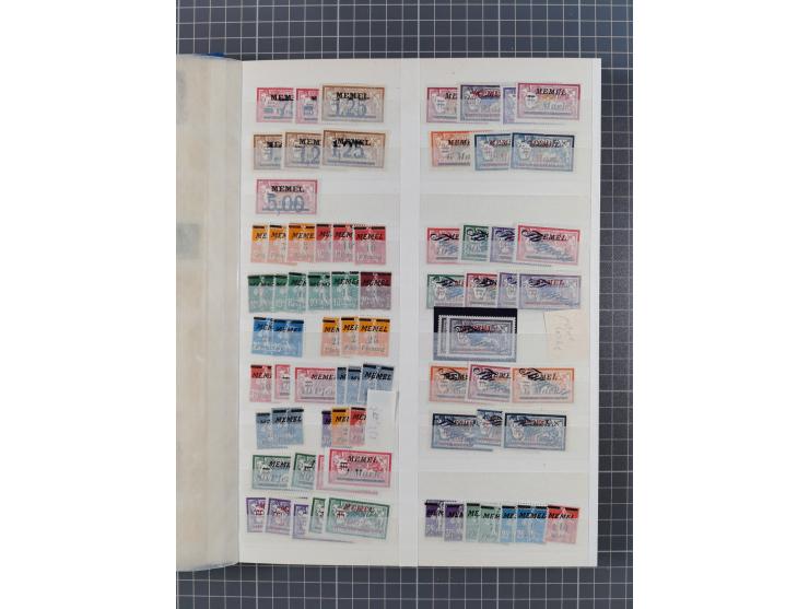 1920/39, ungebrauchte und gestempelte Partie mit vielen besseren Werten und kompletten Ausgaben