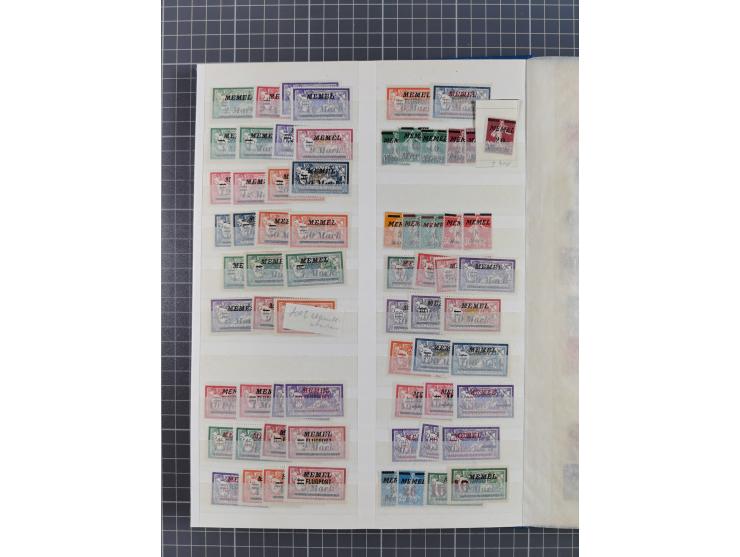 1920/39, ungebrauchte und gestempelte Partie mit vielen besseren Werten und kompletten Ausgaben