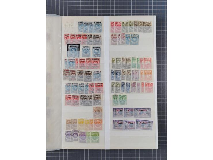 1920/39, ungebrauchte und gestempelte Partie mit vielen besseren Werten und kompletten Ausgaben