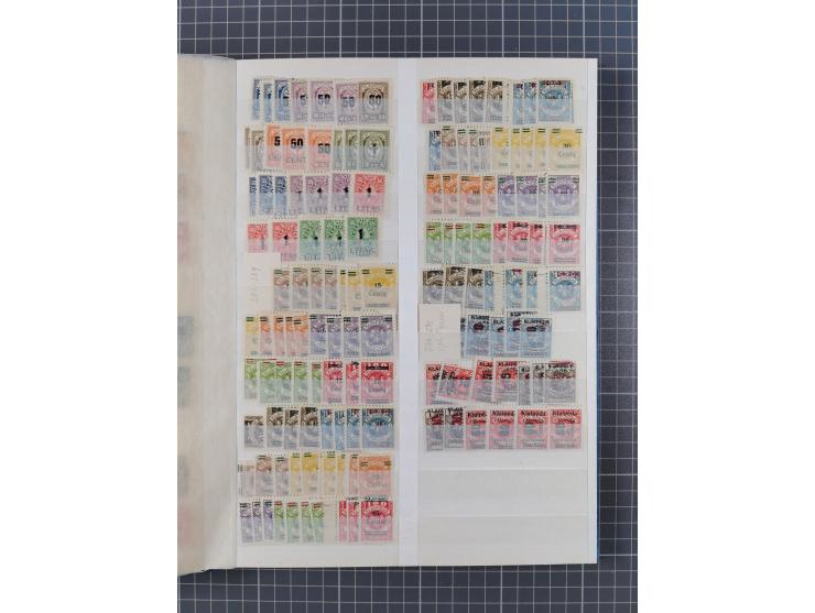 1920/39, ungebrauchte und gestempelte Partie mit vielen besseren Werten und kompletten Ausgaben