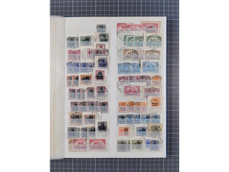 1920/39, ungebrauchte und gestempelte Partie mit vielen besseren Werten und kompletten Ausgaben