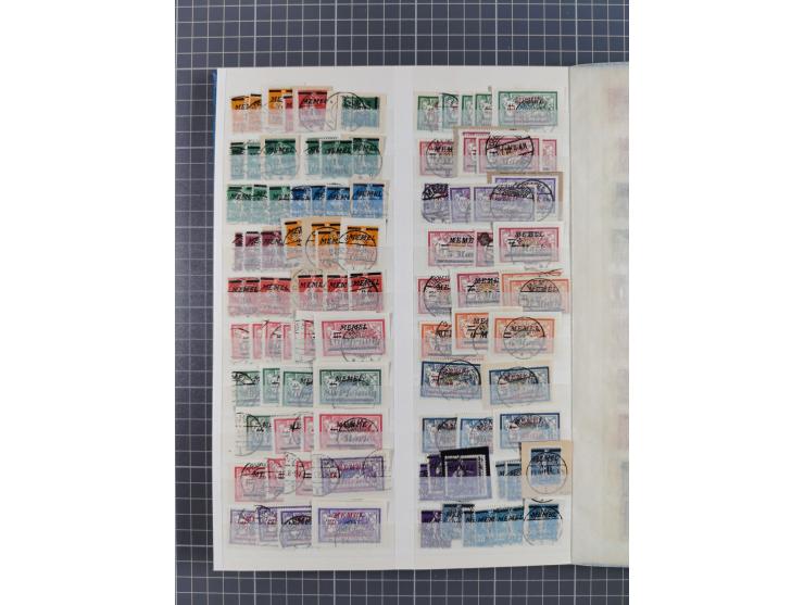 1920/39, ungebrauchte und gestempelte Partie mit vielen besseren Werten und kompletten Ausgaben