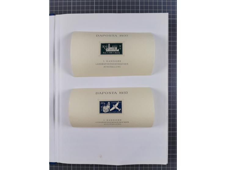 1920/39, ungebrauchte, teils postfrische, und gestempelte Partie im Steckbuch, sehr reichhaltig mit Kleinem und Großem Innend