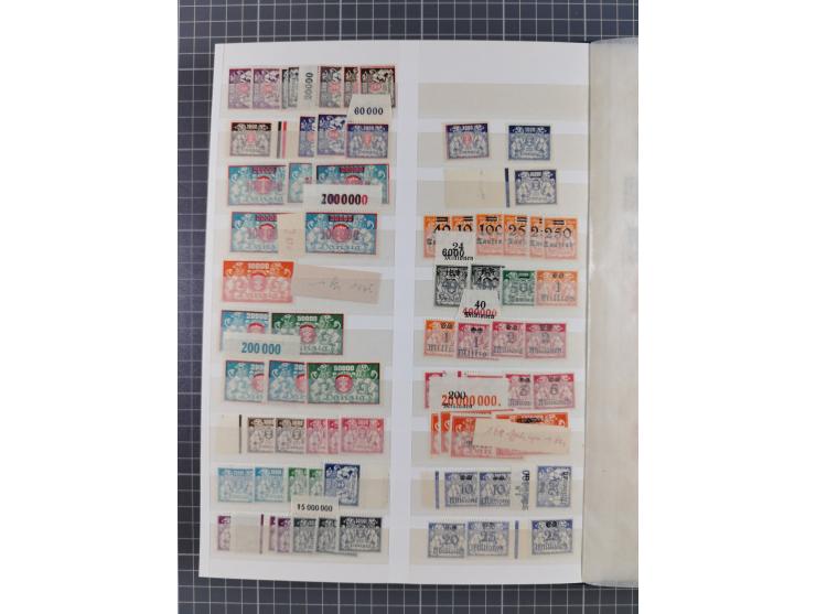 1920/39, ungebrauchte, teils postfrische, und gestempelte Partie im Steckbuch, sehr reichhaltig mit Kleinem und Großem Innend