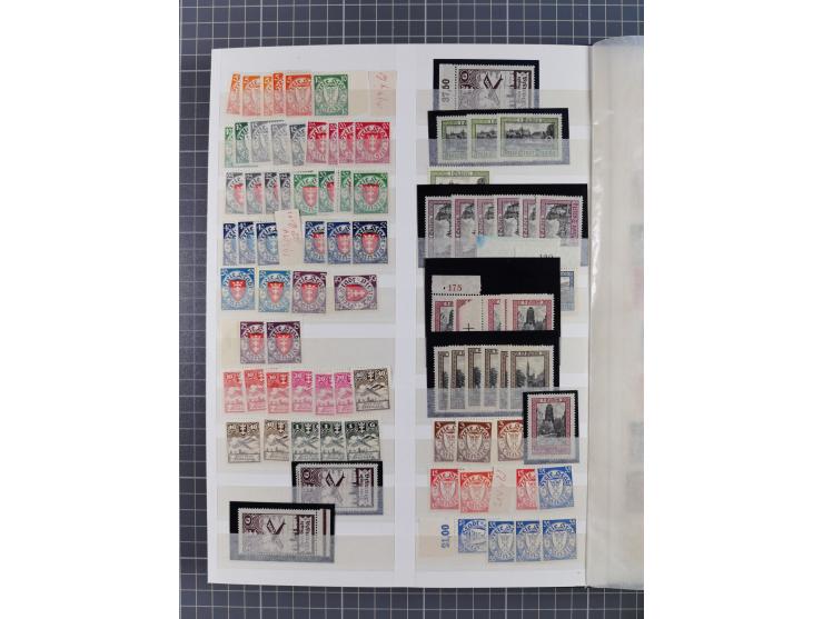 1920/39, ungebrauchte, teils postfrische, und gestempelte Partie im Steckbuch, sehr reichhaltig mit Kleinem und Großem Innend