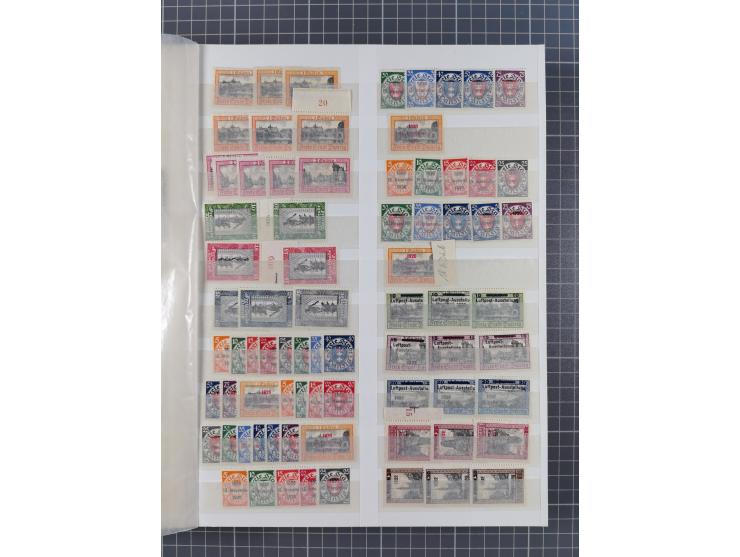 1920/39, ungebrauchte, teils postfrische, und gestempelte Partie im Steckbuch, sehr reichhaltig mit Kleinem und Großem Innend