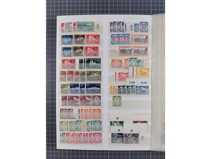 1920/39, ungebrauchte, teils postfrische, und gestempelte Partie im Steckbuch, sehr reichhaltig mit Kleinem und Großem Innend