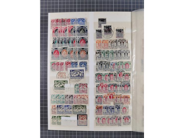 1920/39, ungebrauchte, teils postfrische, und gestempelte Partie im Steckbuch, sehr reichhaltig mit Kleinem und Großem Innend