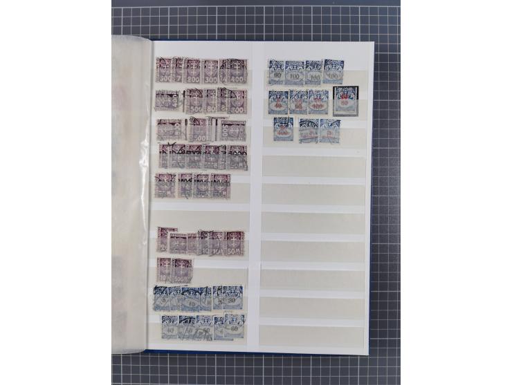 1920/39, ungebrauchte, teils postfrische, und gestempelte Partie im Steckbuch, sehr reichhaltig mit Kleinem und Großem Innend