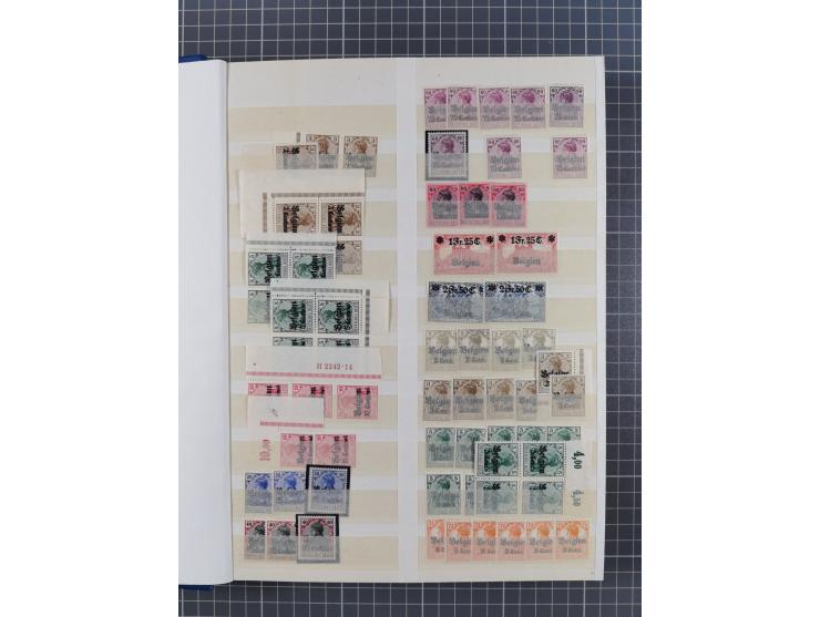 1914/20 (ca.), ungebrauchte, teils postfrische, und gestempelte Partie im Steckbuch, dabei Dorpat, Bialystock 1-2, etc.