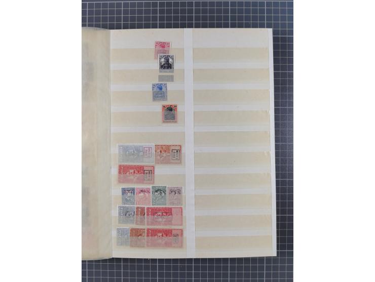 1914/20 (ca.), ungebrauchte, teils postfrische, und gestempelte Partie im Steckbuch, dabei Dorpat, Bialystock 1-2, etc.