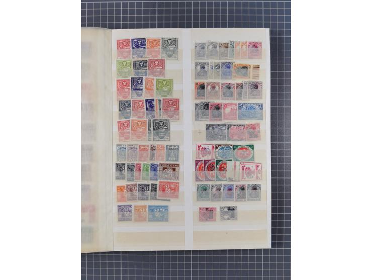 1914/20 (ca.), ungebrauchte, teils postfrische, und gestempelte Partie im Steckbuch, dabei Dorpat, Bialystock 1-2, etc.