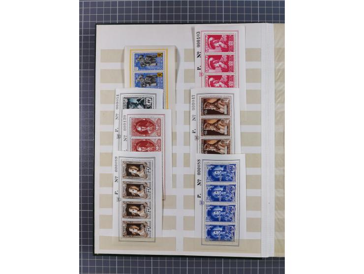 1939/44 (ca.), postfrische, ungebrauchte und gestempelte Partie im Steckbuch, dabei u. A. Theresienstadt (3), GG I-III, Belgi