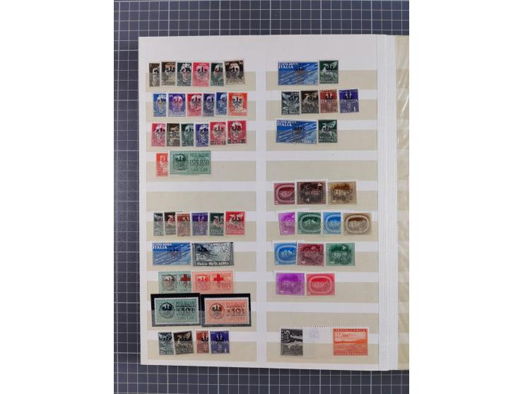 1939/44 (ca.), postfrische, ungebrauchte und gestempelte Partie im Steckbuch, dabei u. A. Theresienstadt (3), GG I-III, Belgi