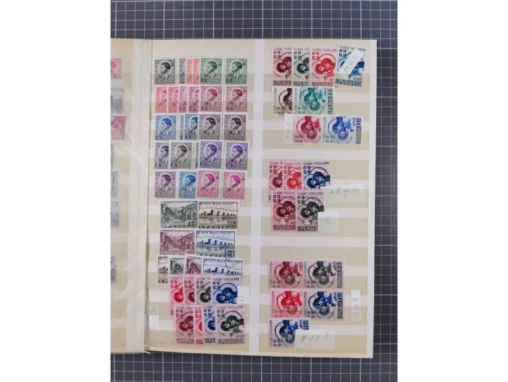 1939/44 (ca.), postfrische, ungebrauchte und gestempelte Partie im Steckbuch, dabei u. A. Theresienstadt (3), GG I-III, Belgi