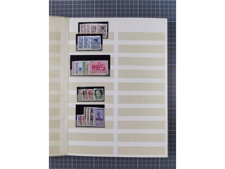 1939/44 (ca.), postfrische, ungebrauchte und gestempelte Partie im Steckbuch, dabei u. A. Theresienstadt (3), GG I-III, Belgi