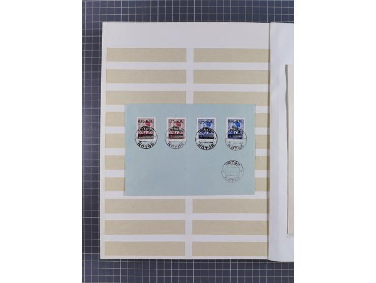 1939/44 (ca.), postfrische, ungebrauchte und gestempelte Partie im Steckbuch, dabei u. A. Theresienstadt (3), GG I-III, Belgi