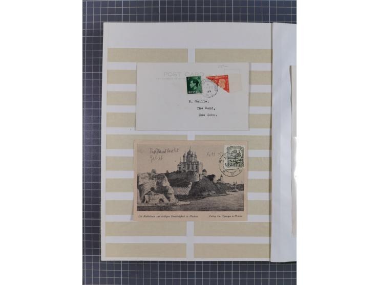 1939/44 (ca.), postfrische, ungebrauchte und gestempelte Partie im Steckbuch, dabei u. A. Theresienstadt (3), GG I-III, Belgi