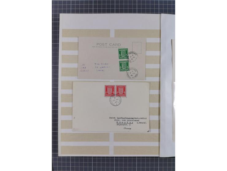 1939/44 (ca.), postfrische, ungebrauchte und gestempelte Partie im Steckbuch, dabei u. A. Theresienstadt (3), GG I-III, Belgi