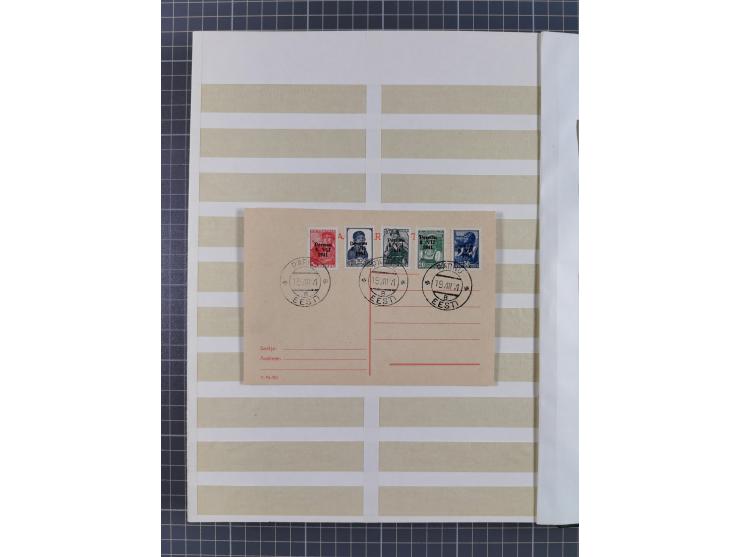 1939/44 (ca.), postfrische, ungebrauchte und gestempelte Partie im Steckbuch, dabei u. A. Theresienstadt (3), GG I-III, Belgi