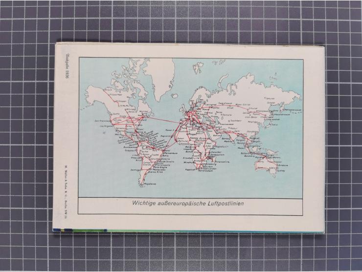 1912/38 (ca., interessante Partie, dabei über 100 Zeppelin-Belege, Karten mit 10 Pfg. und 20 Pfg. E.EL.P., Gute Zeppelin-Mark