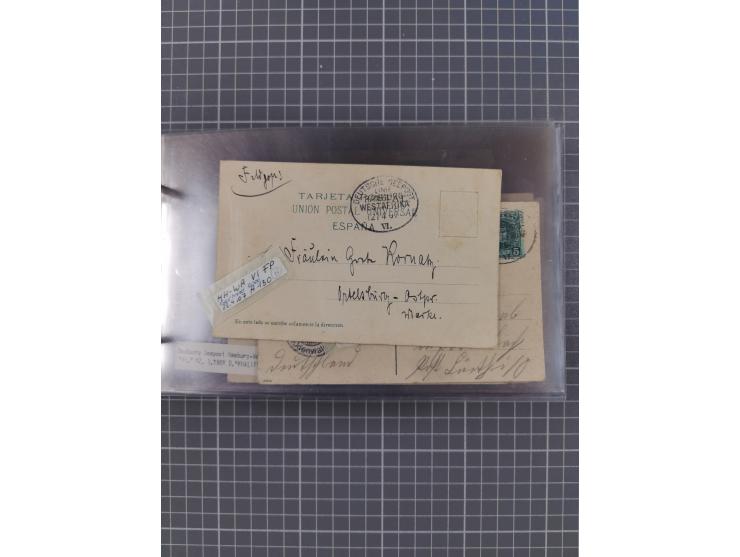 1895/1930, interessante Sammlung “DSP LINIE HAMBURG-WESTAFRIKA I-XLV” mit ca. 190 Briefen, Karten und GSK sowie ein Briefstüc