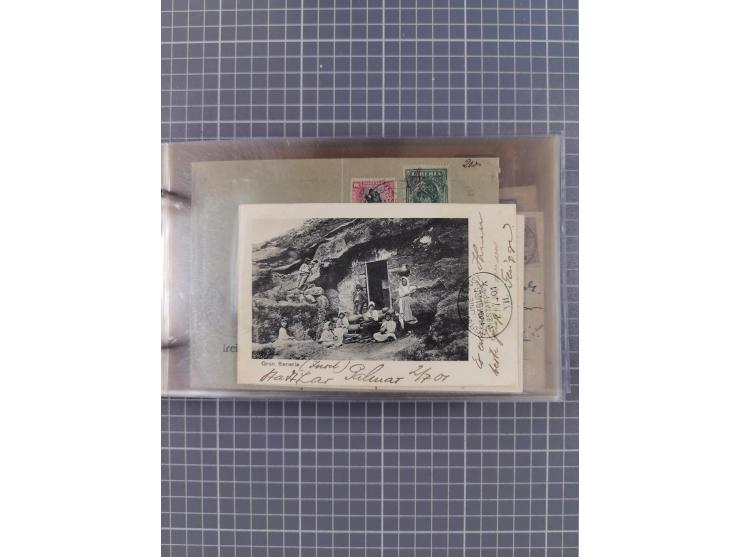 1895/1930, interessante Sammlung “DSP LINIE HAMBURG-WESTAFRIKA I-XLV” mit ca. 190 Briefen, Karten und GSK sowie ein Briefstüc