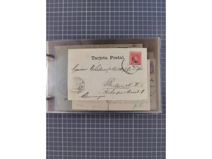 1895/1930, interessante Sammlung “DSP LINIE HAMBURG-WESTAFRIKA I-XLV” mit ca. 190 Briefen, Karten und GSK sowie ein Briefstüc