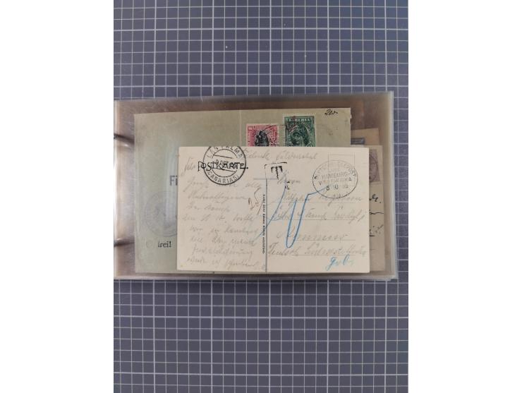 1895/1930, interessante Sammlung “DSP LINIE HAMBURG-WESTAFRIKA I-XLV” mit ca. 190 Briefen, Karten und GSK sowie ein Briefstüc