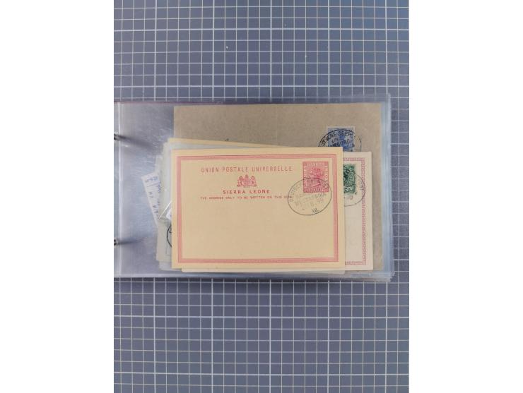 1895/1930, interessante Sammlung “DSP LINIE HAMBURG-WESTAFRIKA I-XLV” mit ca. 190 Briefen, Karten und GSK sowie ein Briefstüc