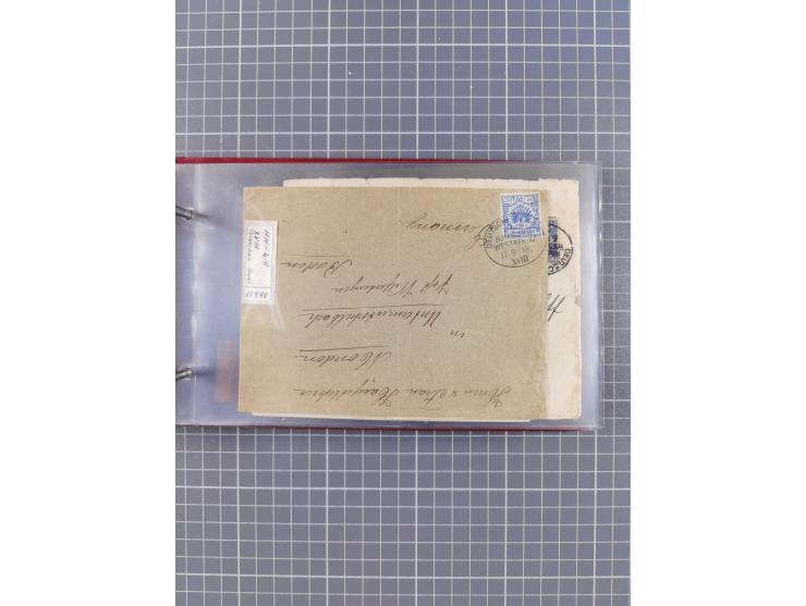 1895/1930, interessante Sammlung “DSP LINIE HAMBURG-WESTAFRIKA I-XLV” mit ca. 190 Briefen, Karten und GSK sowie ein Briefstüc