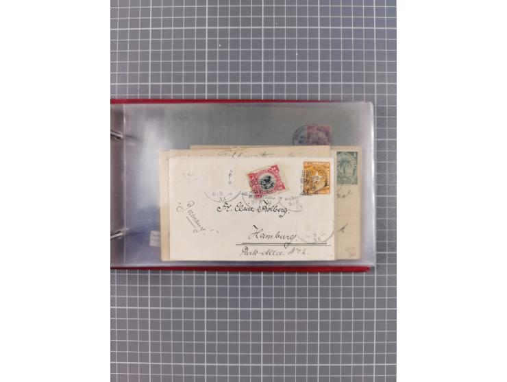 1895/1930, interessante Sammlung “DSP LINIE HAMBURG-WESTAFRIKA I-XLV” mit ca. 190 Briefen, Karten und GSK sowie ein Briefstüc